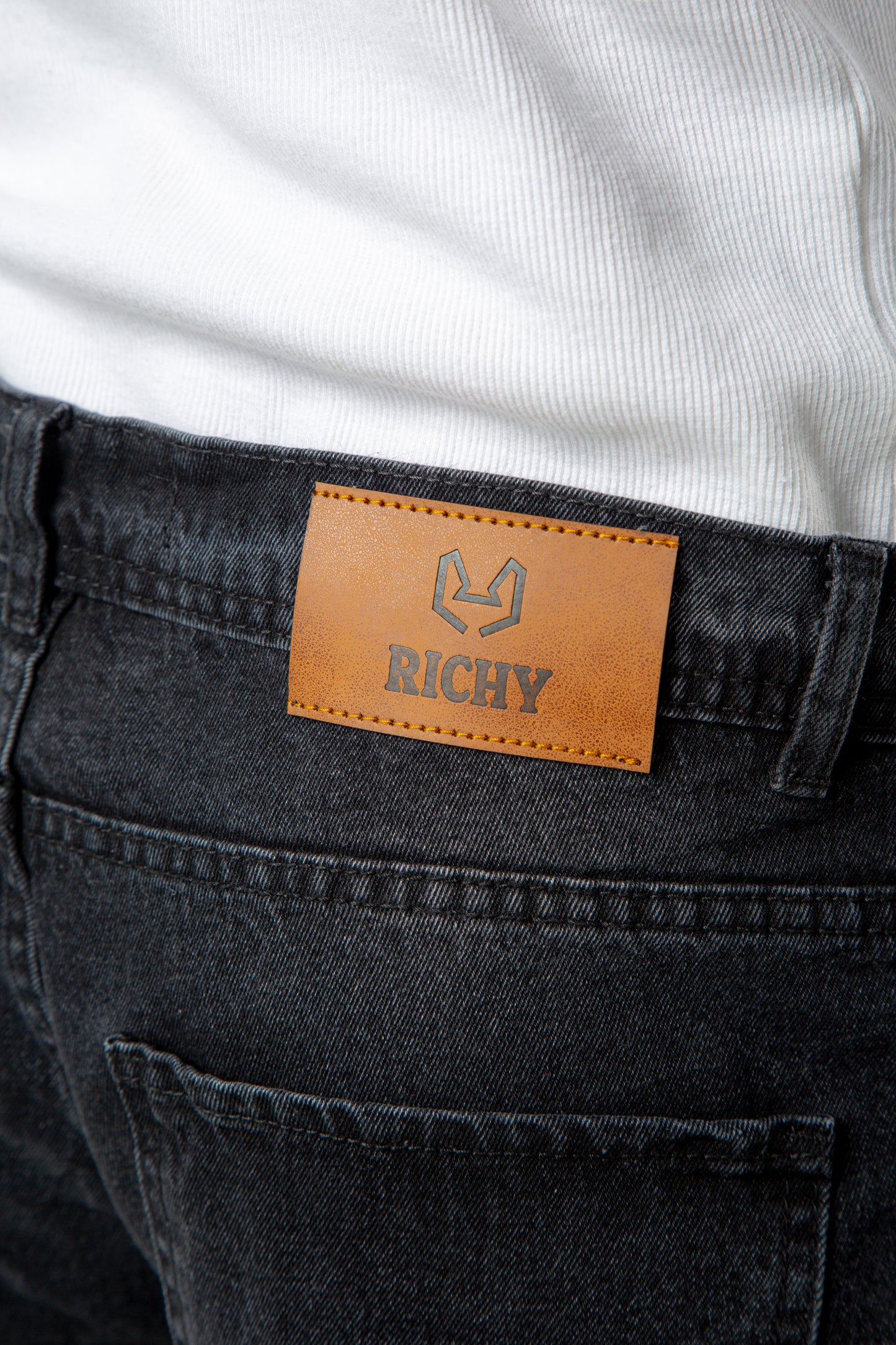 Dark Grey Loose Fit Jeans
